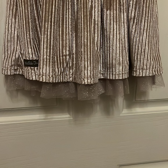 Matilda Jane - Girls Andi Ribbed Velour Dress - Picture 9 of 10